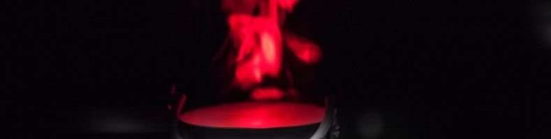 A Red mist cauldron of poisoned liquid